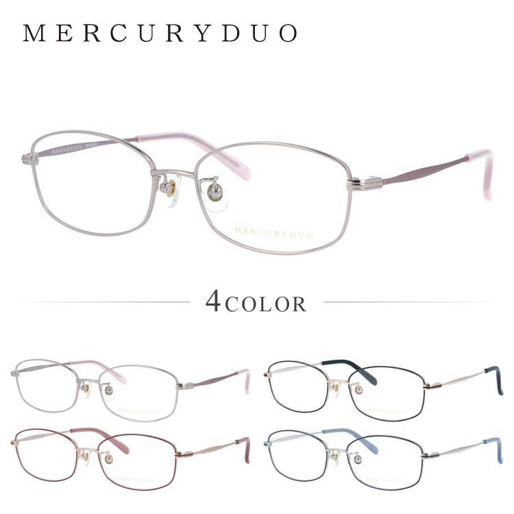 マーキュリーデュオ メガネフレーム オーバル型 伊達メガネ MERCURYDUO MDF 2006 全4カラー 50サイズ メンズ レディース MERCURYDUO（マーキュリーデュオ） メガネ フレーム 伊達メガネ 度付き