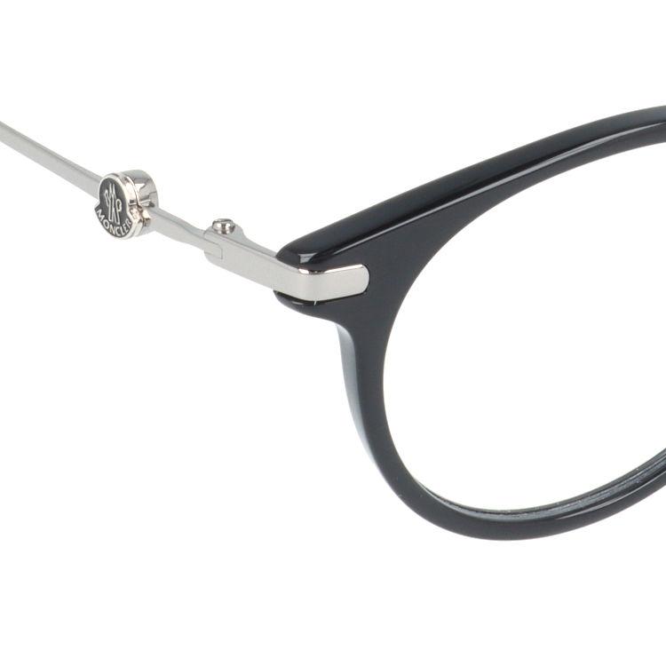 モンクレール メガネ フレーム 伊達 度付き 度入り アジアンフィット MONCLER ML5115-D 001 46 オーバル ユニセックス メンズ  レディース 眼鏡 めがね