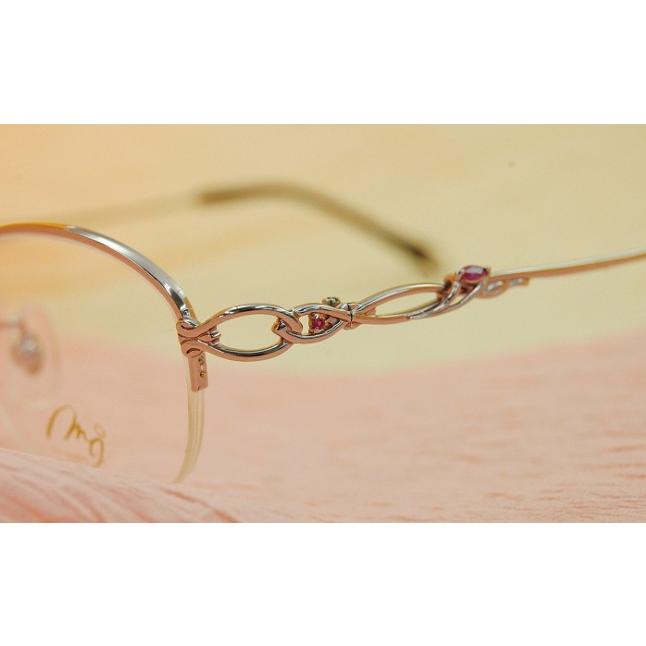 MARI JEWELLERY マリジュエリーオーバル型 ゴールドフレーム メガネ MARI JEWELLERY マリジュエリーオーバル型 ゴールドフレーム メガネ