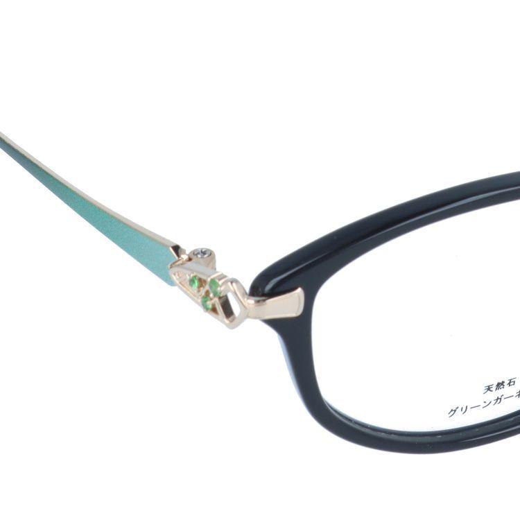 マリ・ジュエリー メガネフレーム MARI YAMAMOTO collection Mari Jewellery MJ 382-BG6 51サイズ グリーンガーネット 天然石 プレゼント ギフトの画像