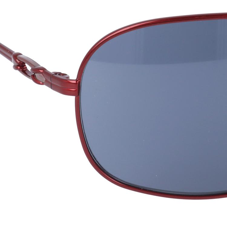 OAKLEY アビエーター風サングラス クリア/レッド Oakleyサングラス