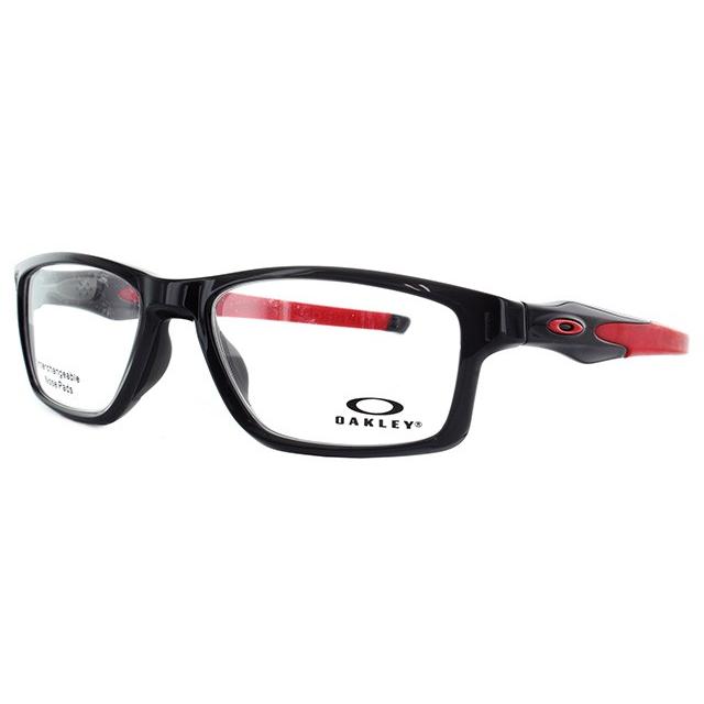 オークリーメガネ Oakley OX8076 CROSSLINK ZERO 807603 Rectangle Matte Black
