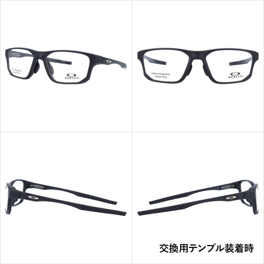 オークリー メガネ フレーム 国内正規品 伊達 老眼鏡 度付き ブルーライトカット クロスリンクフィット OAKLEY CROSSLINK FIT OX8142-0156 56 眼鏡 OX8142-01｜brand-sunglasshouse｜11