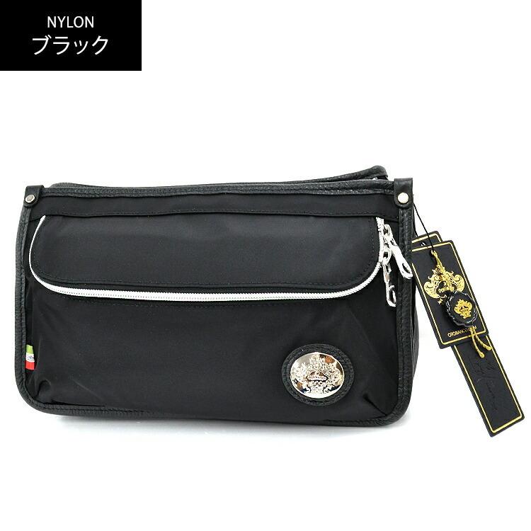超美品　Orobianco オロビアンコ　ボディバッグ ブラック ナイロンレザー Orobianco（オロビアンコ） バッグ ボディバッグ ショルダーバッグ