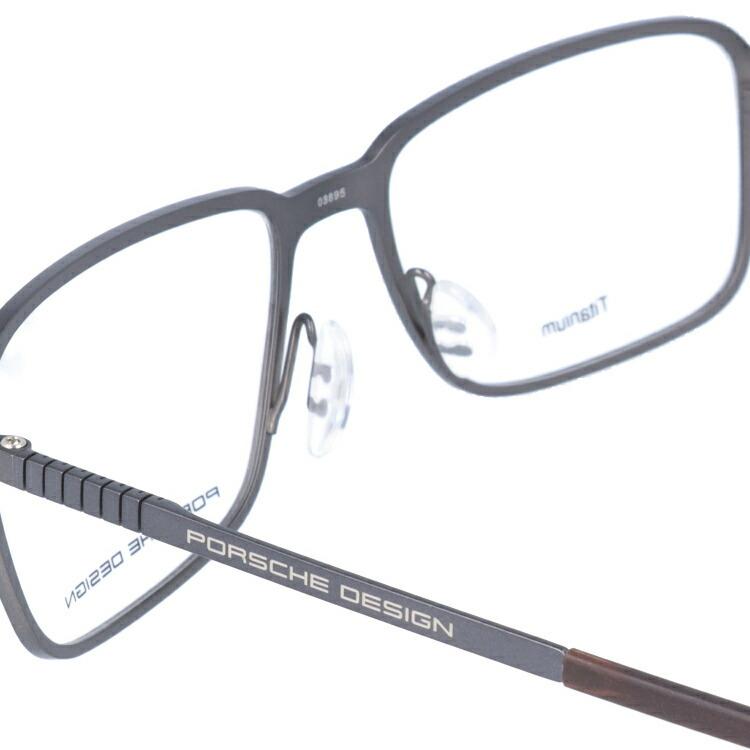 PORSCHE DESIGN(ポルシェデザイン) メガネ美品  - クリア×ダークグレー×黒 度入り PORSCHE DESIGN（ポルシェ デザイン） ポルシェ デザイン メガネ