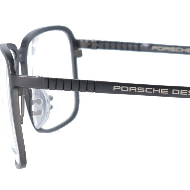 PORSCHE DESIGN(ポルシェデザイン) メガネ美品  - クリア×ダークグレー×黒 度入り PORSCHE DESIGN（ポルシェ デザイン） ポルシェ デザイン メガネ