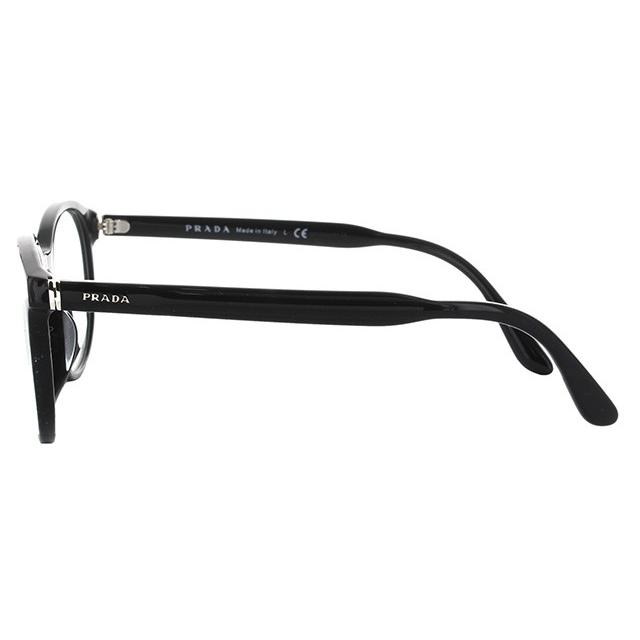 PRADAプラダ バロック 度付きメガネ 眼鏡フレーム ブラック PRADA（プラダ） メガネ フレーム 国内正規品 伊達メガネ 老眼鏡 度