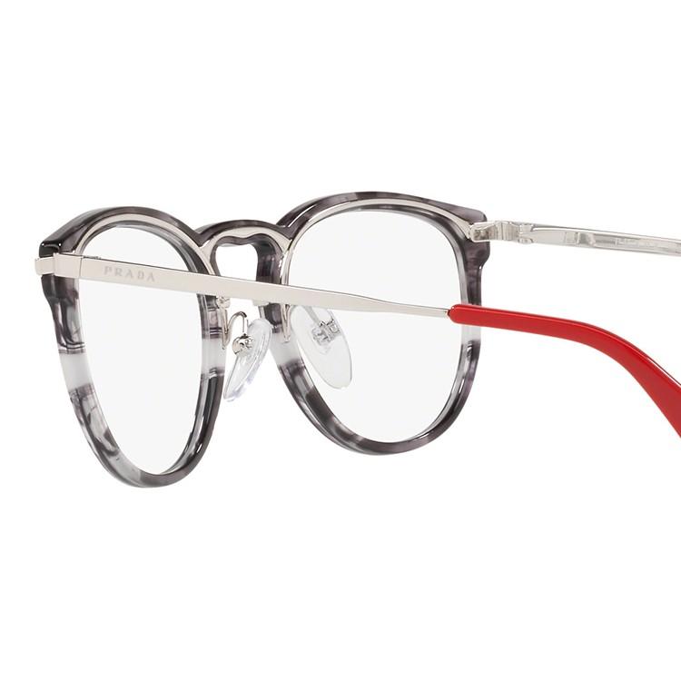 プラダ メガネ フレーム 国内正規品 伊達メガネ 老眼鏡 度付き ブルーライトカット PRADA ボストン PR02VV 2571O1 51 眼鏡 めがね プレゼント ギフト プラダ PRADA ボストン 2571O1 プレゼント ギフト