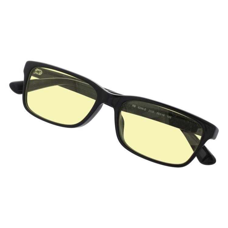 レイバン サングラス ライトイエロー ライトカラー オリジナル レンズセット アジアンフィット  RX5296D 2000 55 Ray-Ban  スクエア 夜間運転用 ドライブ用｜brand-sunglasshouse｜08