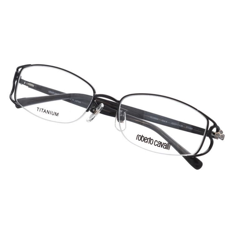 ロベルト カバリ フレーム ブランド 伊達 度付き 度入り メガネ 眼鏡 RC0604-4 52サイズ roberto cavalli チタン/スクエア/レディース プレゼント ギフト_11