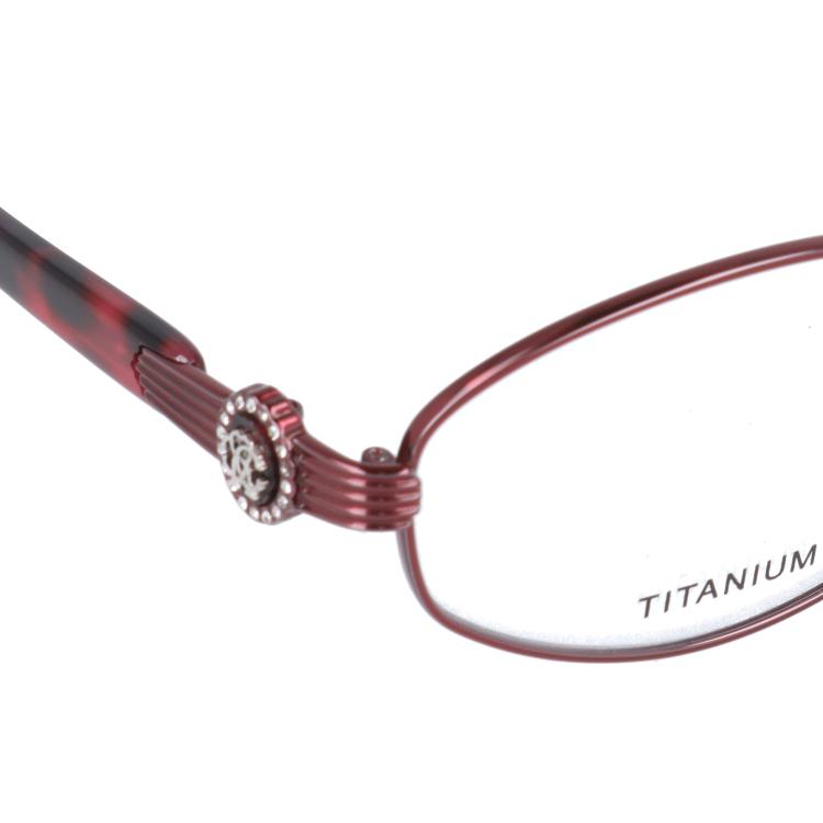 ロベルト カバリ フレーム ブランド 伊達 度付き 度入り メガネ 眼鏡 RC0605-2 52サイズ roberto cavalli チタン/ラウンド/レディース プレゼント ギフト カバリ 眼鏡 RC0605 roberto cavalli プレゼント ギフト