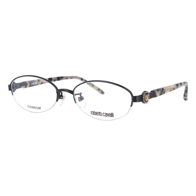 ロベルト カバリ フレーム ブランド 伊達 度付き 度入り メガネ 眼鏡 RC0606-4 51サイズ roberto cavalli チタン/ハーフリム/ラウンド/レディース プレゼント_3