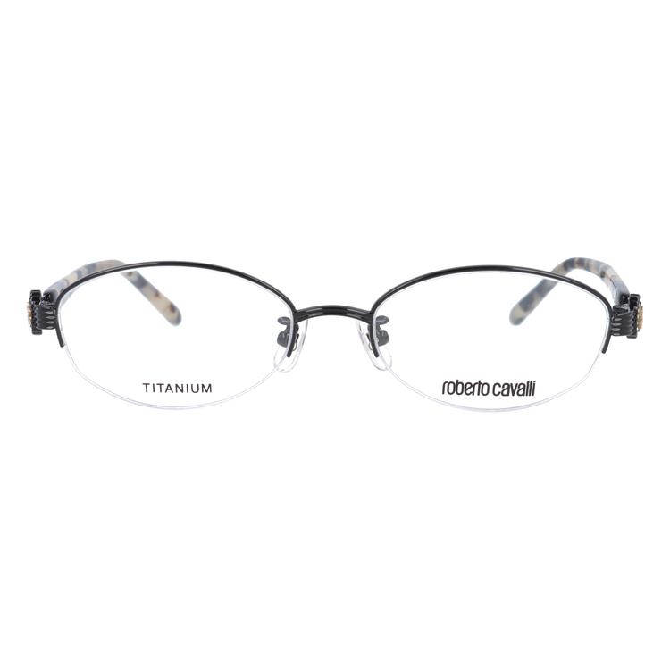 ロベルト カバリ フレーム ブランド 伊達 度付き 度入り メガネ 眼鏡 RC0606-4 51サイズ roberto cavalli チタン/ハーフリム/ラウンド/レディース プレゼント_4