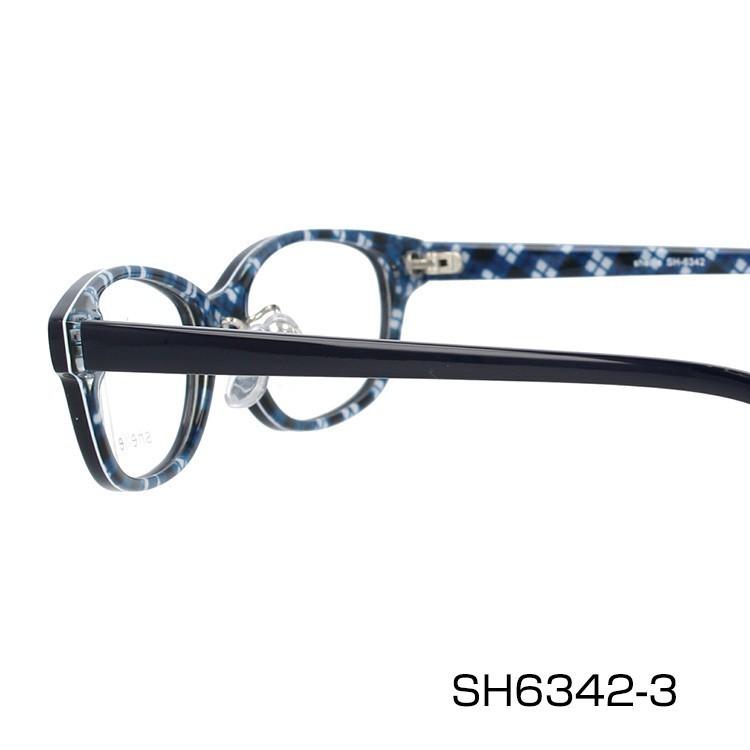 シェリー メガネ 眼鏡 フレーム 度付き 度あり 伊達 カラーレンズ