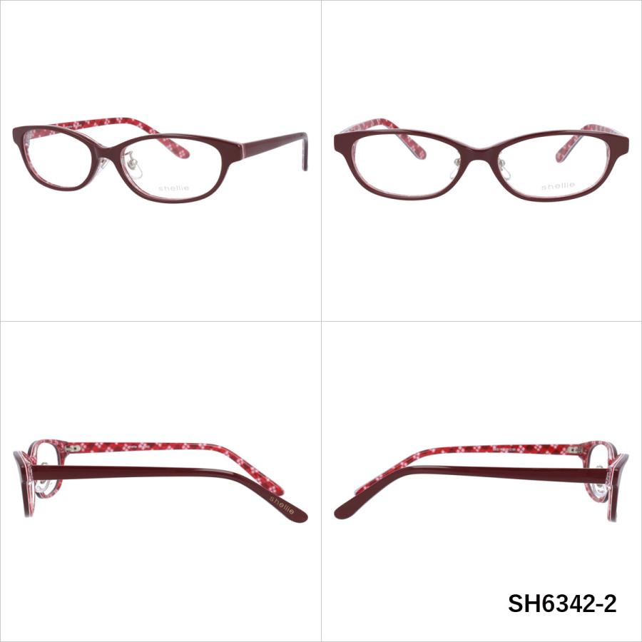 シェリー メガネ 眼鏡 フレーム 度付き 度あり 伊達 カラーレンズ