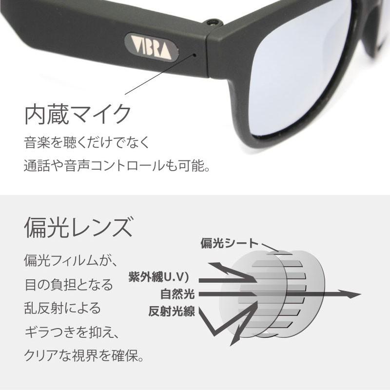 骨伝導 イヤホン スマート サングラス Bluetooth ブルートゥース