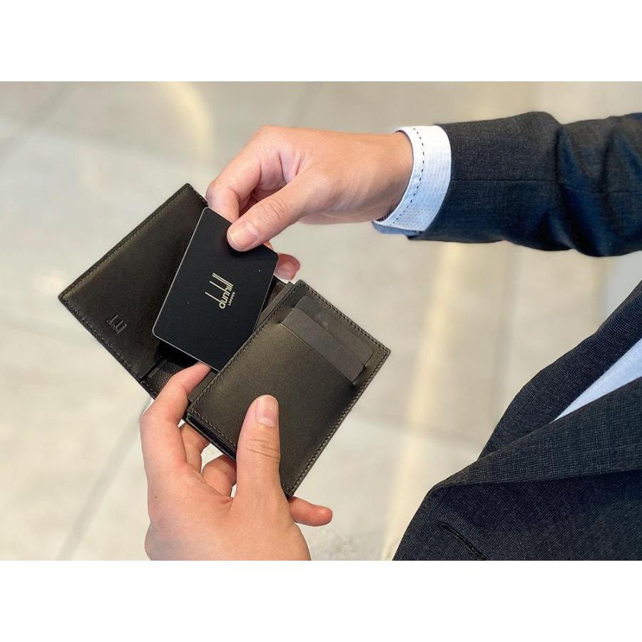 dunhill（ダンヒル） 名刺入れ メンズ カードケース SIDECAR ブラック
