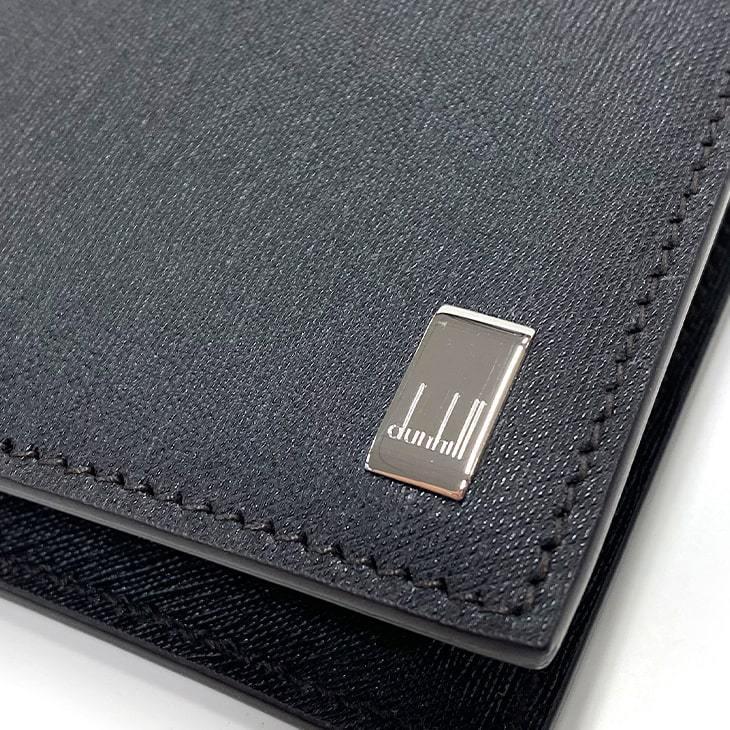 dunhill（ダンヒル） 二つ折り財布 メンズ 小銭入れ付 SIDECAR BLACK