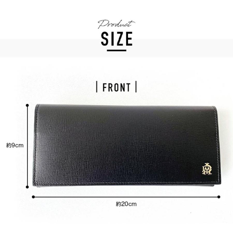 dunhill（ダンヒル） 長財布 長札 メンズ Furham BLACK ブラック 黒