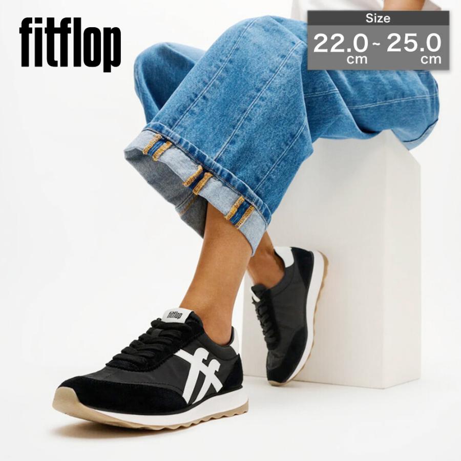 fit flop フィットフロップ　紺色　新品23〜23.5 FitFlop（フィットフロップ） レディース スニーカー RETRO-Q FF NYLON