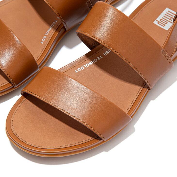 fitflop グレー系 ミュール 2本ストラップ fitflop グレー系 ミュール