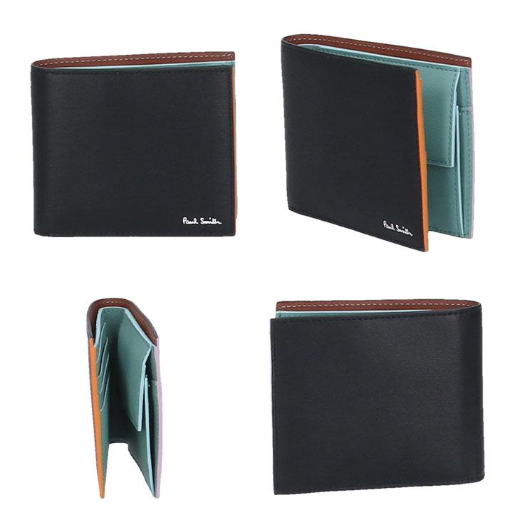 Paul Smith ポールスミス 二つ折り財布 財布 メンズ レザー Paul Smith ポールスミス 二つ折り財布 財布 メンズ レザー