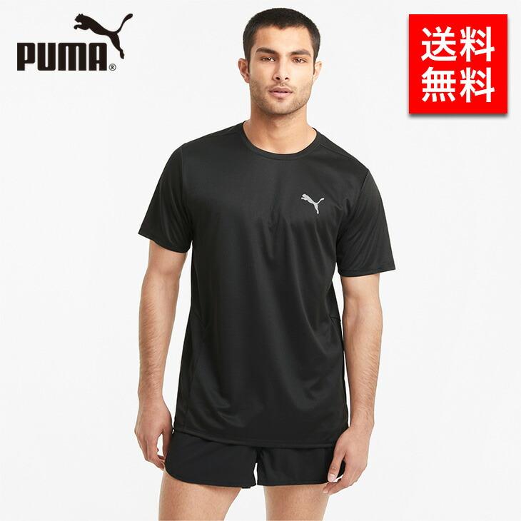 PUMA プーマ ランニング SS Tシャツ 半袖 メンズ ロゴ トレーニングウェア スポーツ ジム ブラック 黒 520620 :puma-520620:ブランド探検隊 !店 通販 プーマ スポーツウェア 半袖