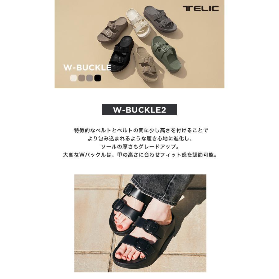 TELIC（テリック） 正規品 リカバリーサンダル スライド バックル W