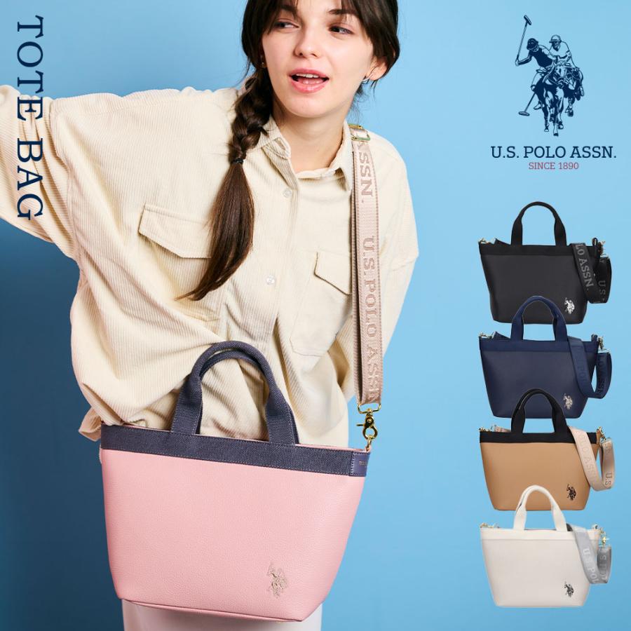 U.S. POLO ASSN.（ユーエスポロアッスン） レディース トートバッグ 