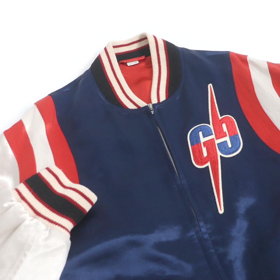 美品 GUCCI グッチ 19AW 575315 ダブルG ロゴワッペン スーベニア 