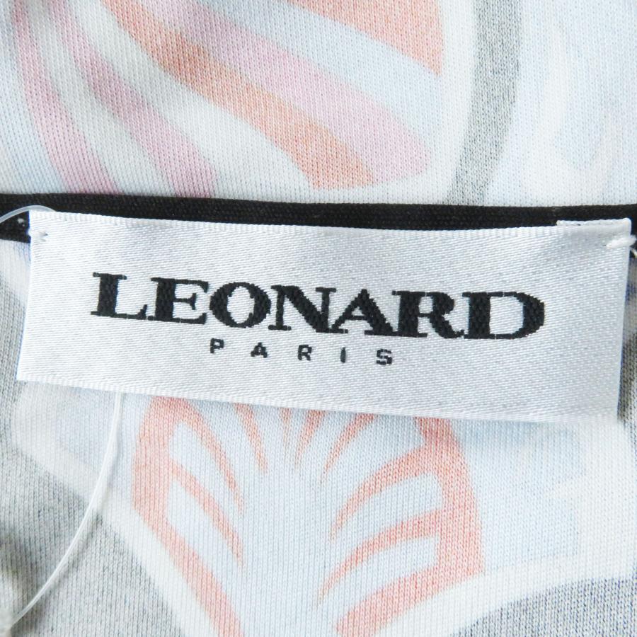 LEONARD 極美品 レオナール 0420909 長袖 ワンピース ブラック LEONARD 極美品 レオナール 0420909 長袖 ワンピース ブラック