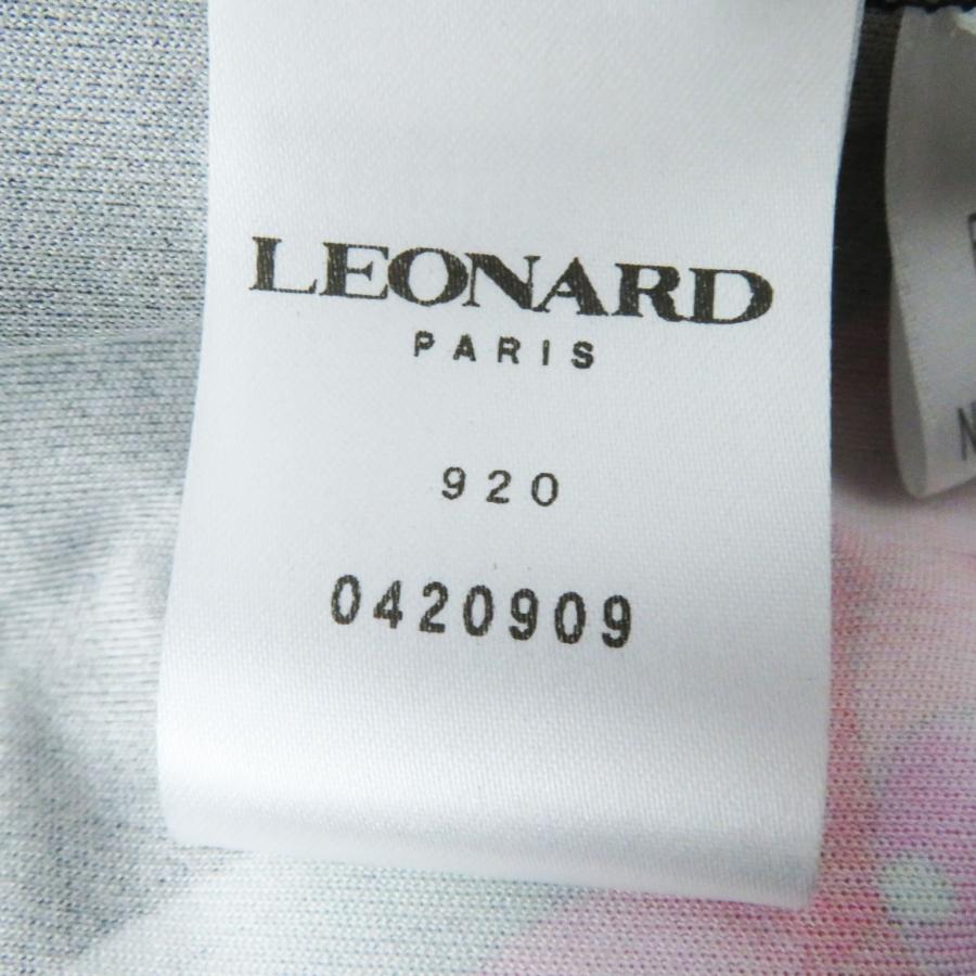 LEONARD 極美品 レオナール 0420909 長袖 ワンピース ブラック LEONARD 極美品 レオナール 0420909 長袖 ワンピース ブラック