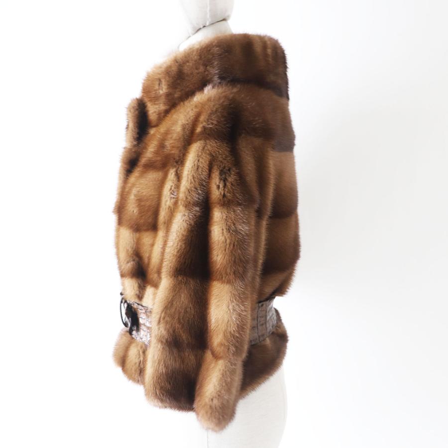 FENDI 未使用品 フェンディ FNE774 クロコダイルベルト ミンク FENDI 未使用品 フェンディ FNE774 クロコダイルベルト ミンク