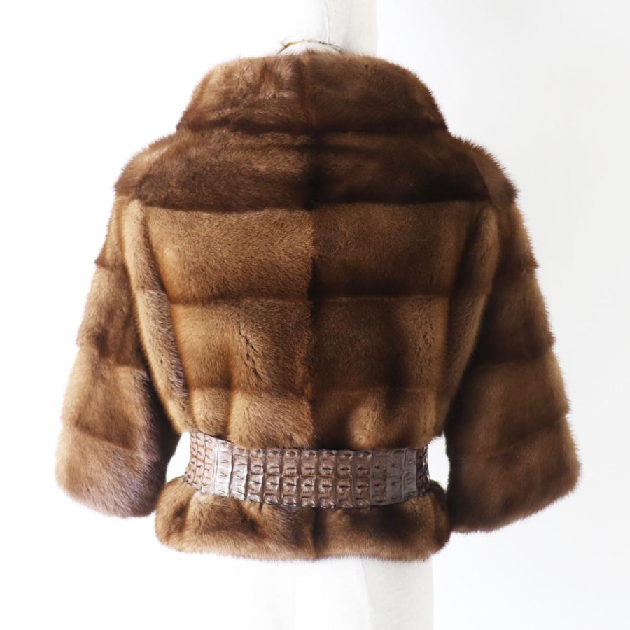 FENDI（フェンディ） 未使用品 FNE774 クロコダイルベルト ミンク 本