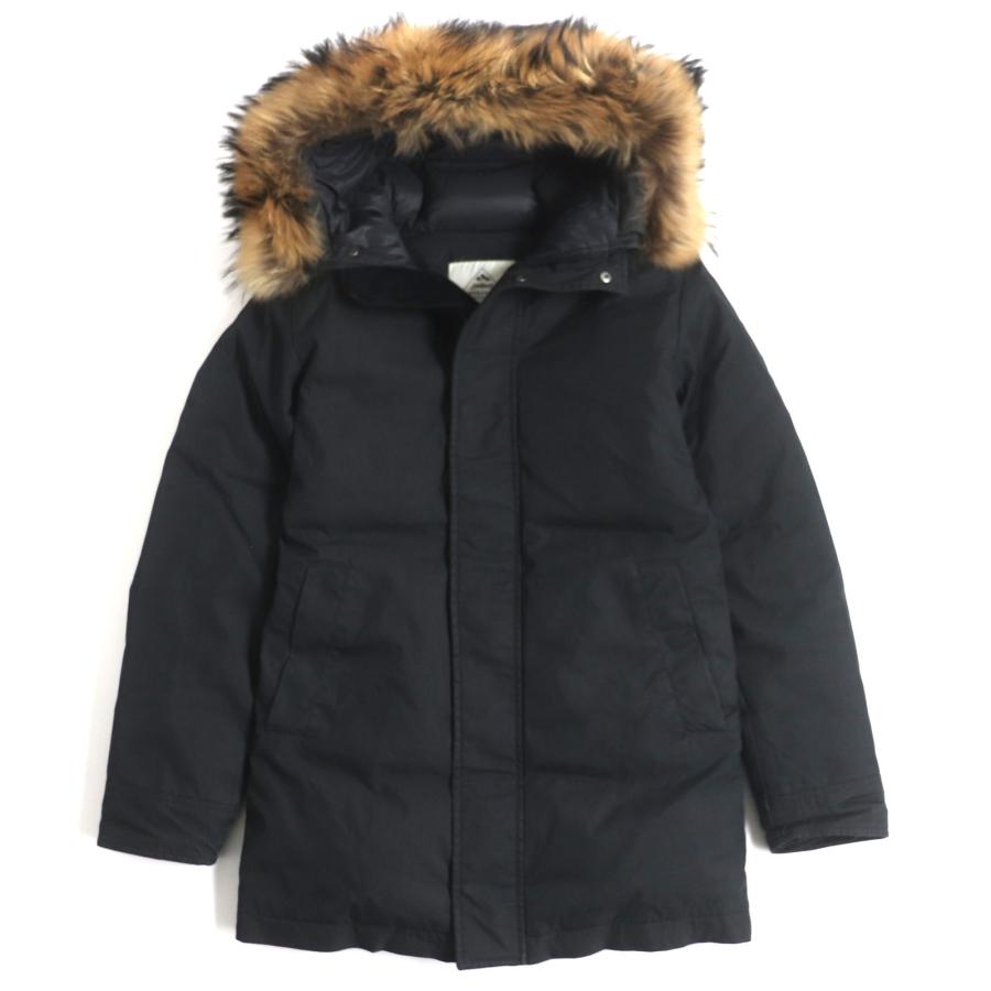 良品 Pyrenex ピレネックス HMI014 ANNECY ロゴワッペン・ファー 