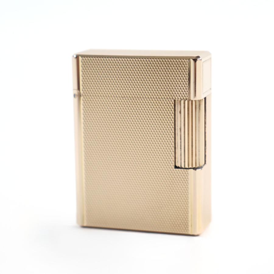 外装極美品○Dupont デュポン ライン1 ショート ダイヤモンド柄