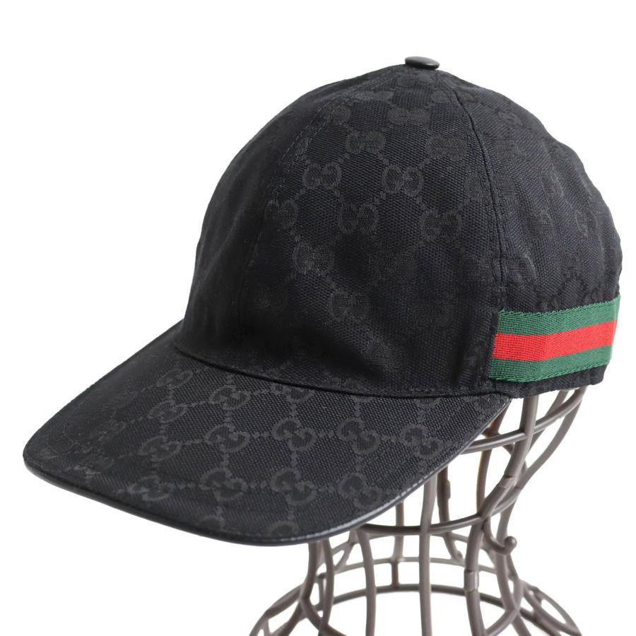 美品 GUCCI グッチ 定価53,900円 200035 オリジナルGG ウェブライン 
