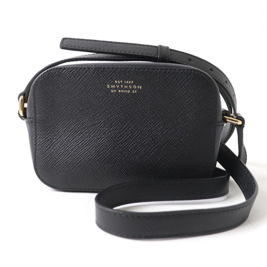 美品 SMYTHSON スマイソン パナマ クロスボディ ミニ レザー  