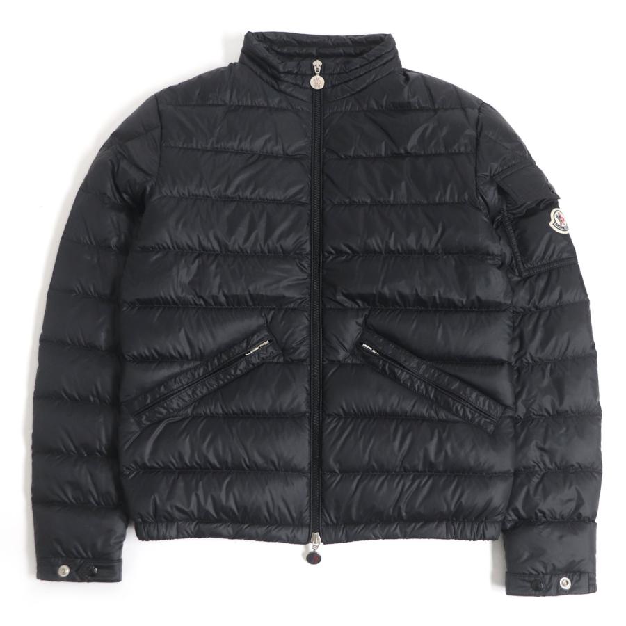 極美品 MONCLER モンクレール AGAY GIUBBOTTO WZIP ロゴワッペン 