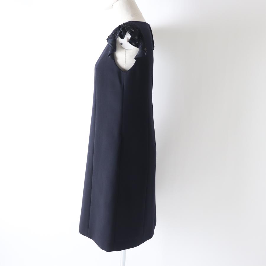 FOXEY 極美品 フォクシー 39335 ミッドナイトブルー 袖