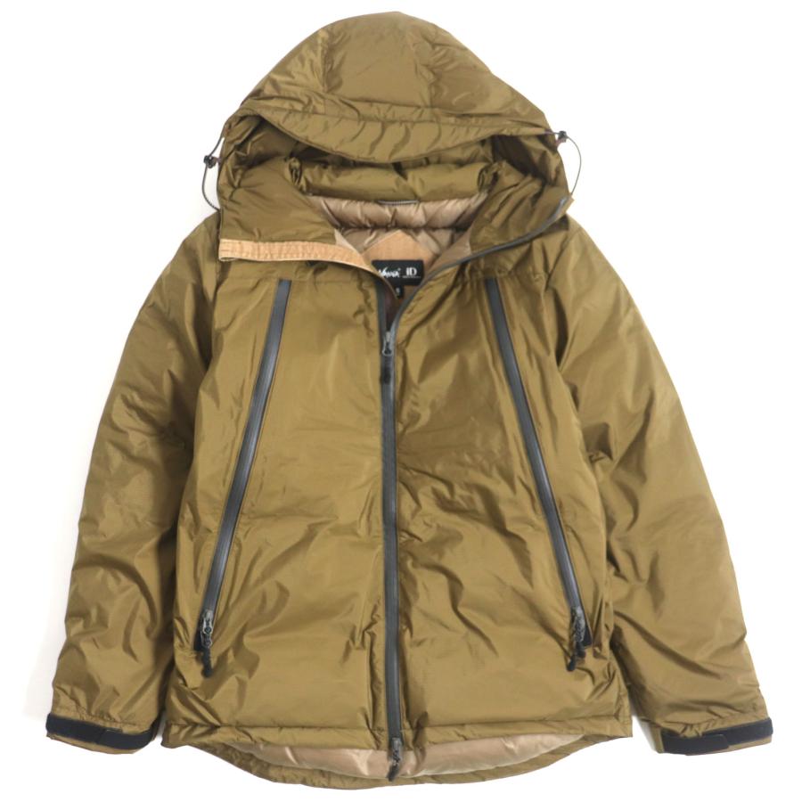 極美品 NANGA×urban research ID UI17-17U001 ロゴ刺繍入り フード付き  