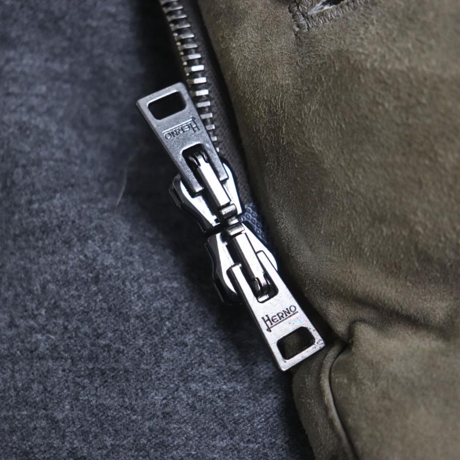 HERNO 良品 ヘルノ PL0025U18010 ゴートスキン オールレザー HERNO 良品 ヘルノ PL0025U18010 ゴートスキン オールレザー