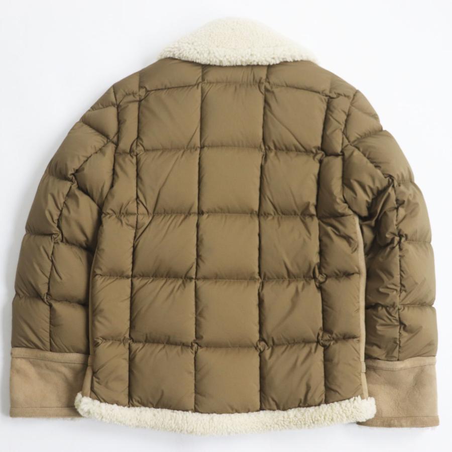 未使用品 MONCLER モンクレール 2021年製 CURVAL ムートン ナイロン 