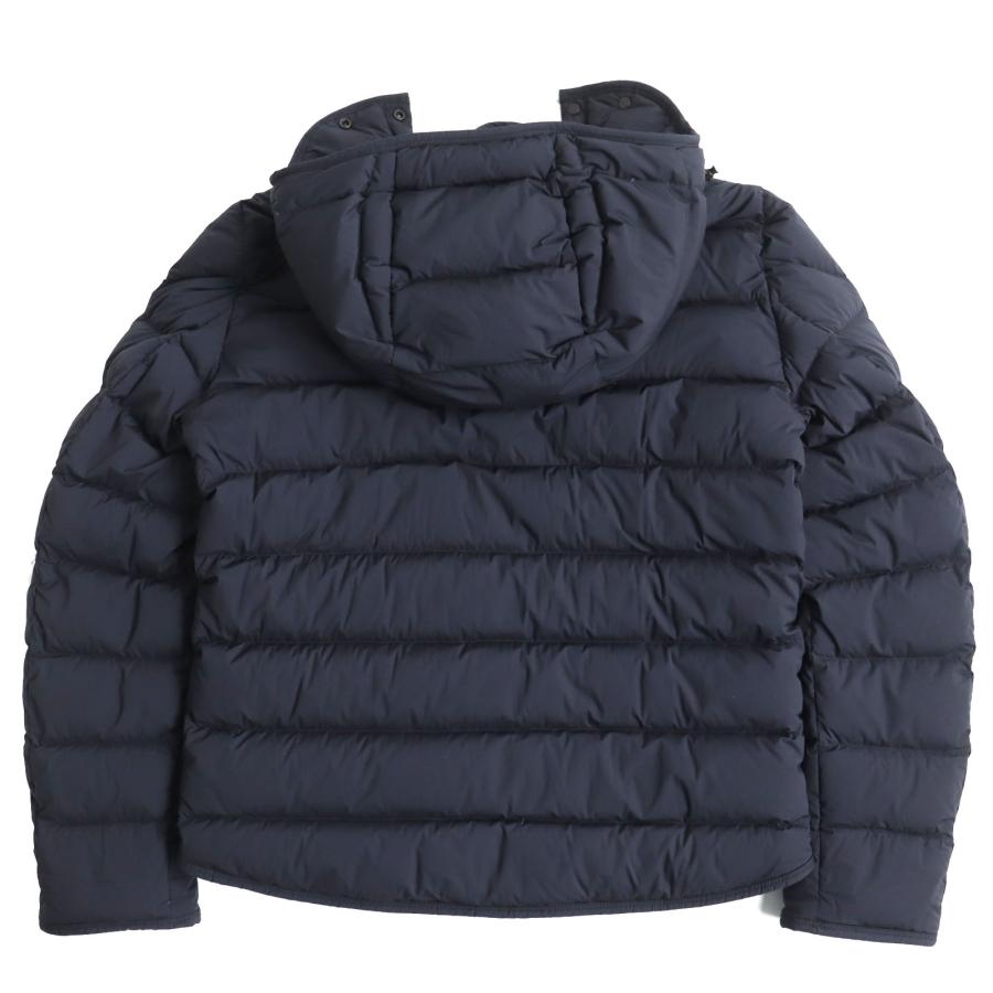 極美品 MONCLER モンクレール NAZAIRE ナザーレ レザーロゴワッペン 