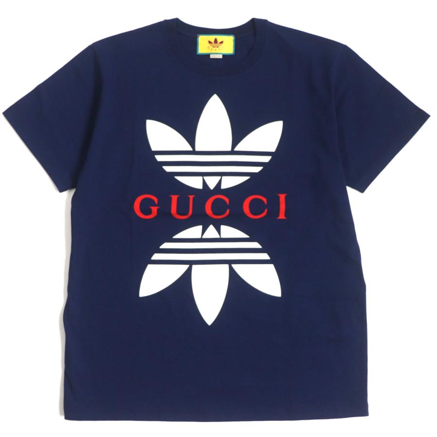 未使用品 GUCCI グッチ adidas 22SS 548334 コットン トレフォイル 