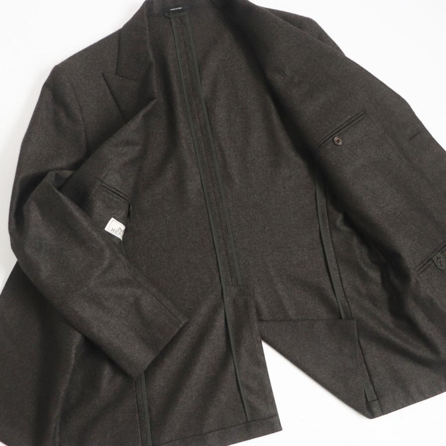 極美品 HERMES エルメス 2017年製 カシミヤ セリエボタン付 本切羽 