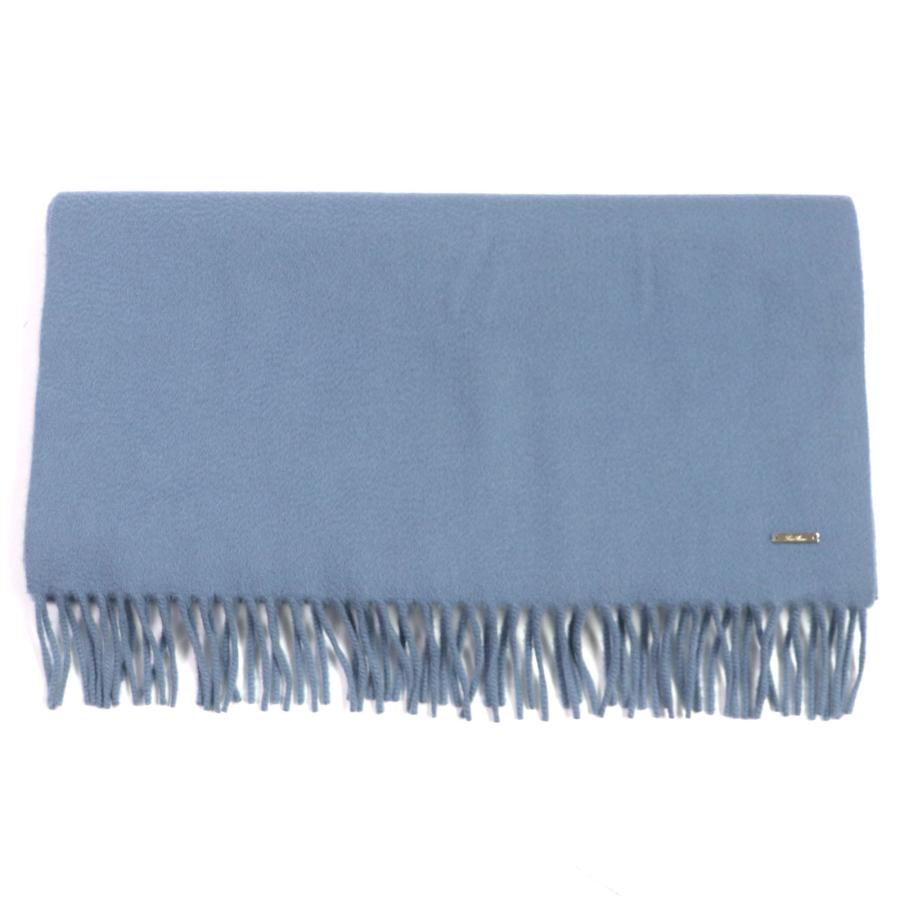 極美品 Loro Piana ロロピアーナ カシミヤ シルバーロゴ金具・フリンジ  