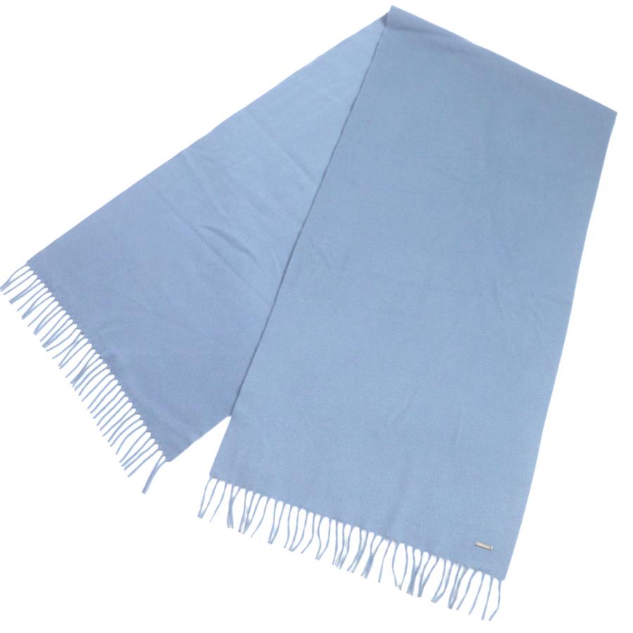 極美品 Loro Piana ロロピアーナ カシミヤ シルバーロゴ金具・フリンジ  