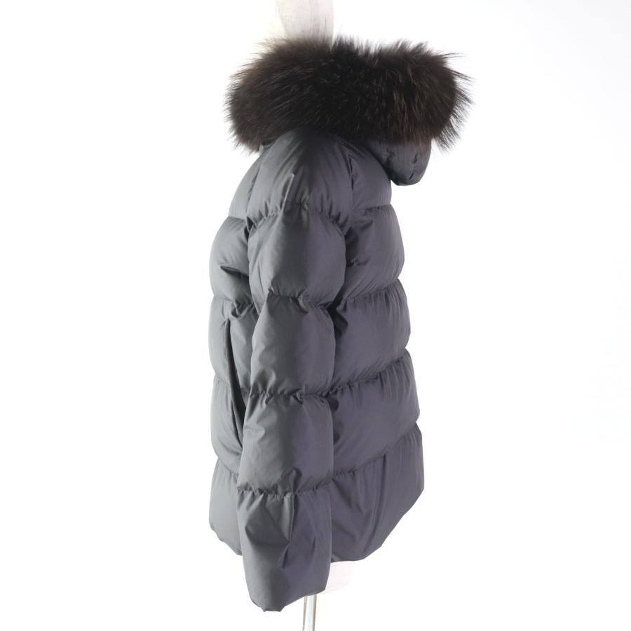 美品 ナノユニバース 西川ダウン 669-9214001 ファー・フード 美品 ナノユニバース 西川ダウン 669-9214001 ファー・フード