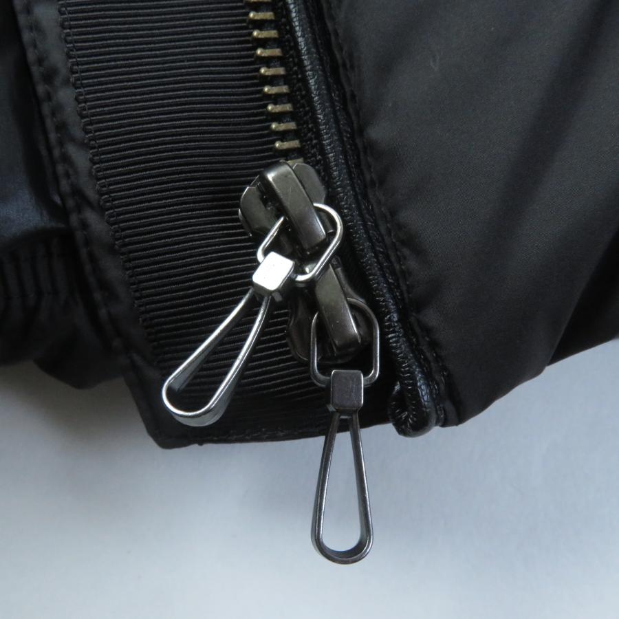 美品 ナノユニバース 西川ダウン 669-9214001 ファー・フード付き ZIP